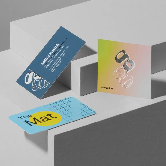 Silver Foil Business Cards