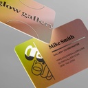 Silver Foil Business Cards