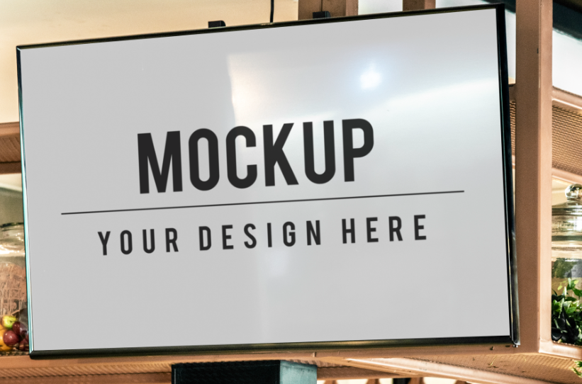 Digital Menu Board Design