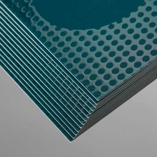 Raised Spot Gloss Square BCards (Rounded)