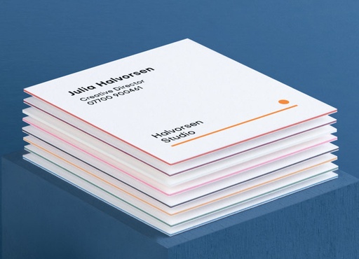 Luxury Square BCards